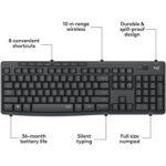 Logitech MK295 Silent Wireless Keyboard Mouse Combo - Graphite - Image 4