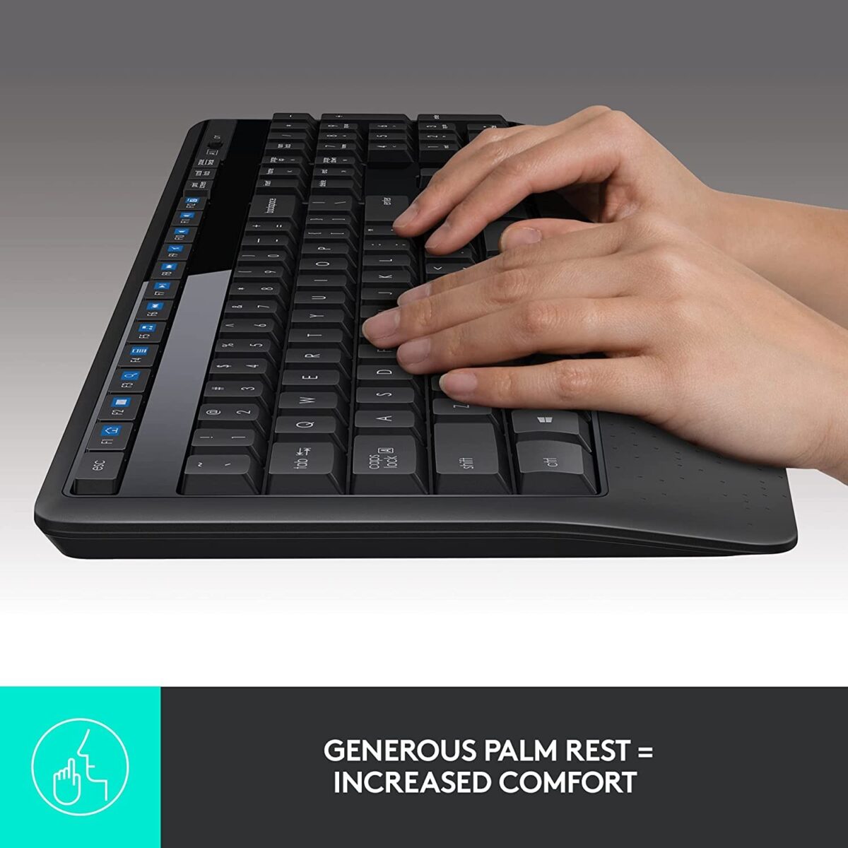Logitech MK345 Comfort Wireless Keyboard and Mouse Combo - Image 2