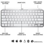 Logitech MX Keys Mini Wireless Illuminated Keyboard - Pale Grey - Image 3