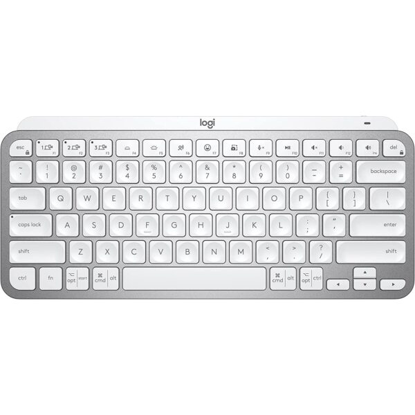 Logitech MX Keys Mini Wireless Illuminated Keyboard - Pale Grey
