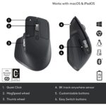 Logitech MX Master 3S Performance Wireless Mouse - Graphite - Image 4