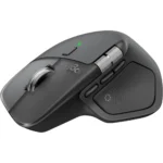Logitech MX Master 4, Ergonomic Wireless Mouse with Advanced Performance Haptic Feedback, Ultra-Fast Scrolling, USB-C Charging, Bluetooth, Windows, MacOS - Graphite