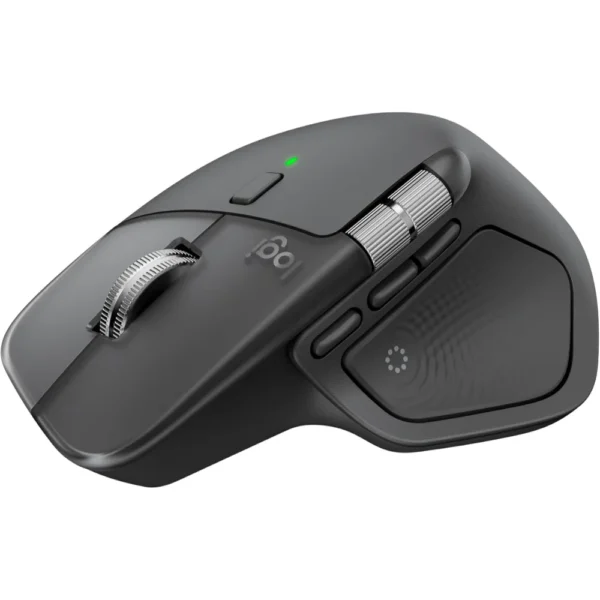 Logitech MX Master 4, Ergonomic Wireless Mouse with Advanced Performance Haptic Feedback, Ultra-Fast Scrolling, USB-C Charging, Bluetooth, Windows, MacOS - Graphite