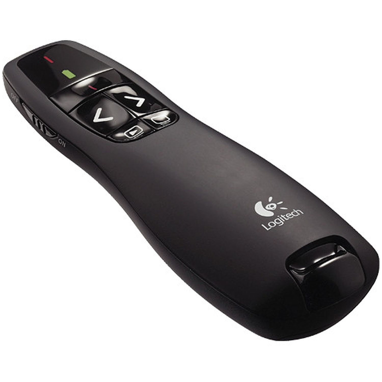 Logitech-R400-Wireless-Presenter.jpg Logitech R400 Laser Presentation Remote – Black - Image 1