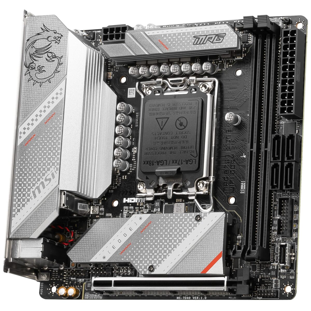 MSI MPG B760I EDGE WIFI DDR4 Mini ITX LGA1700 Motherboard - Image 5