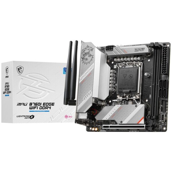 MSI MPG B760I EDGE WIFI DDR4 Mini ITX LGA1700 Motherboard