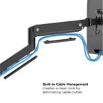 MXG BMA-36 Triple Monitor Pole Mounted Premium Aluminum Spring-Assisted Monitor Arm - Image 3