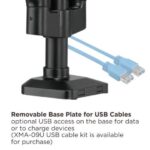 MXG BMA-36 Triple Monitor Pole Mounted Premium Aluminum Spring-Assisted Monitor Arm - Image 5