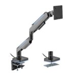 MXG HMA-12R Heavy Duty RGB Gaming Monitor Arm - Matte Black