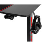 MXG MGD-01R Motorized Sit/Stand Desk with Fast Charging Ports and Creative Control Panel - Black - Image 3