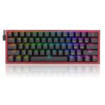 REDRAGON Fizz Pro K616 RGB Bluetooth Wireless Red Switches 3 Mode Mechanical Gaming Keyboard  - Black