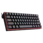 REDRAGON Fizz Pro K616 RGB Bluetooth Wireless Red Switches 3 Mode Mechanical Gaming Keyboard  - Black - Image 2