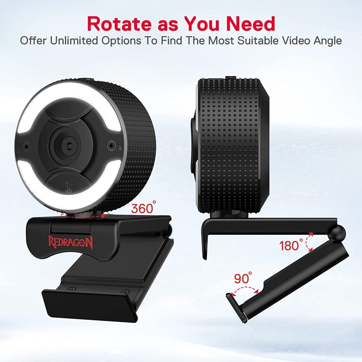 Redragon Oneshot GW910 1080P PC Webcam - Image 5