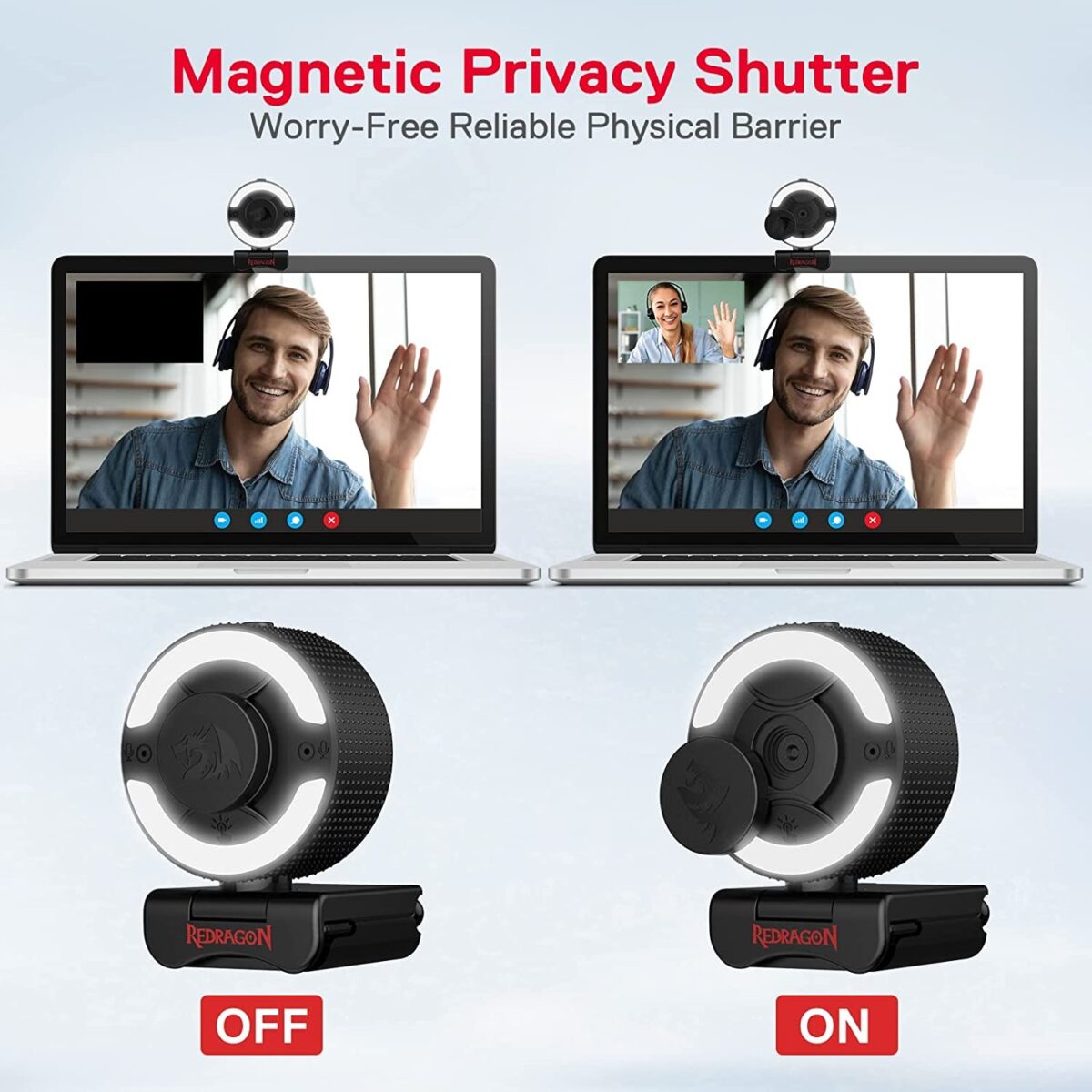 Redragon Oneshot GW910 1080P PC Webcam - Image 6