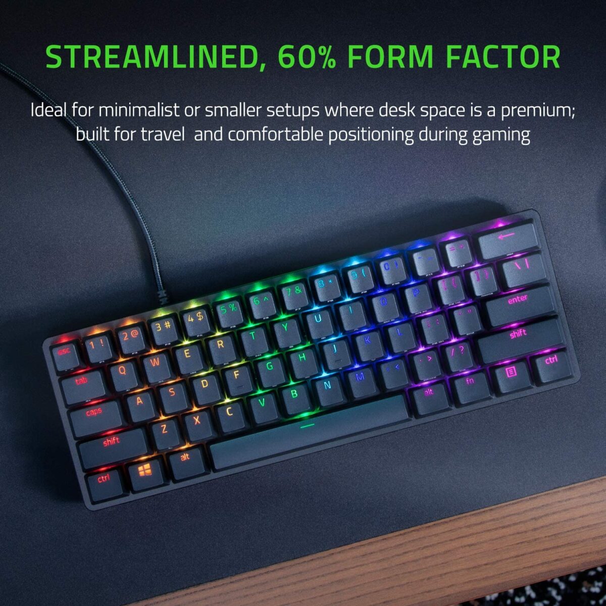 Razer Huntsman Mini – Linear Red Optical Switch Gaming Keyboard - Image 2