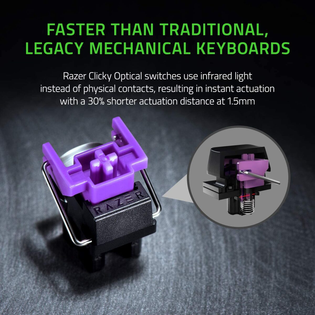 Razer Huntsman Mini – Linear Red Optical Switch Gaming Keyboard - Image 5