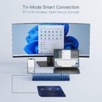 Redragon GAREN PRO K656WB-RGB-PRO 3-Mode Wireless RGB Hot-Swappable Mechanical Gaming Keyboard - Image 3