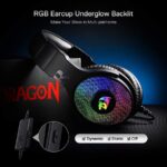 Redragon H350 Pandora 2 RGB Wired Gaming Headset - Image 2