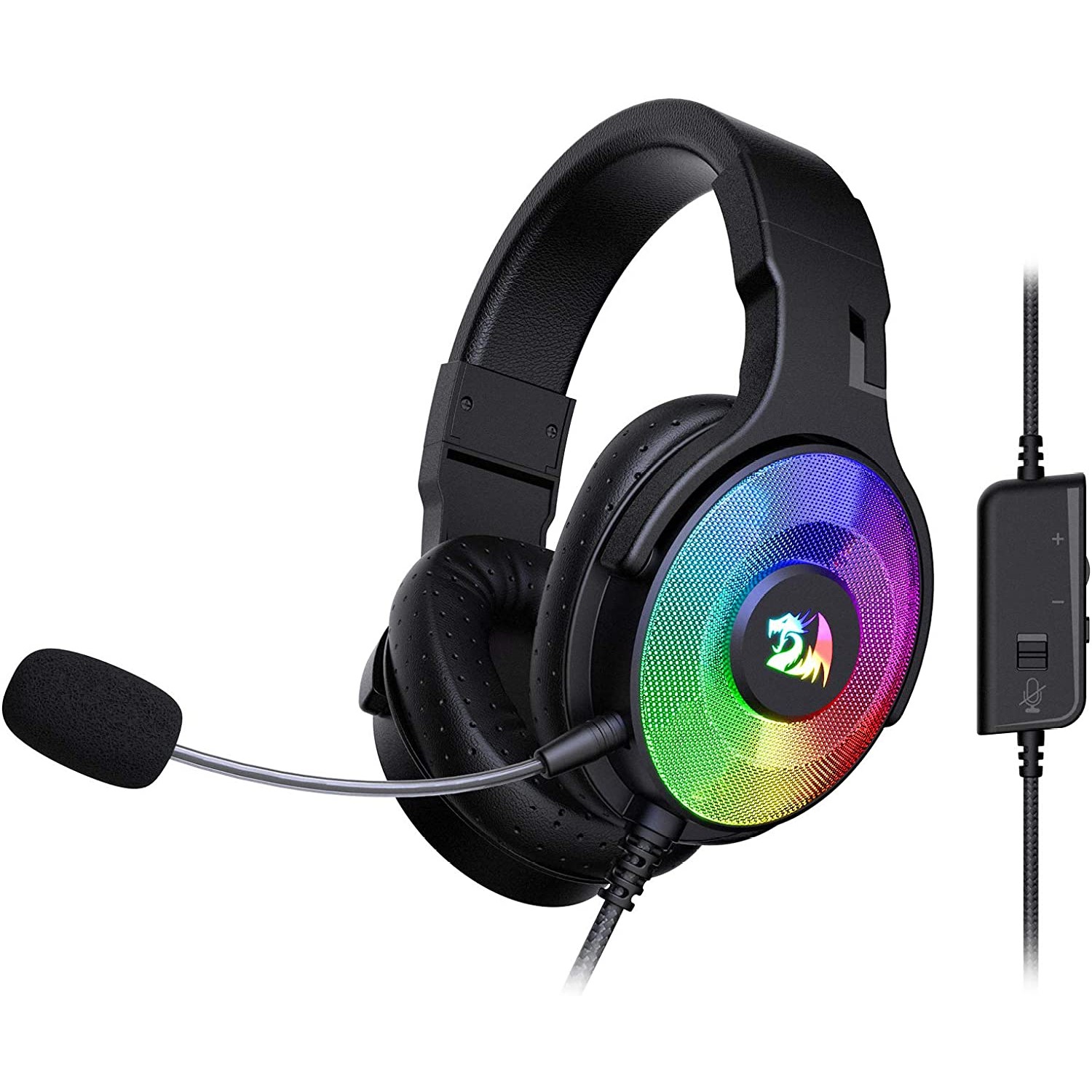 Redragon-H350-Pandora-RGB-Wired-Gaming-Headset.jpg Redragon H350 Pandora 2 RGB Wired Gaming Headset - Image 1
