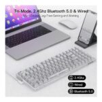 Redragon IRELIA PRO K658CT-RGB-PRO Wireless Mechanical Keyboard - White - Image 4