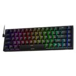 Redragon K631 Pro Castor 65% Wireless RGB 68 Keys Hot-Swappable Compact Mechanical Keyboard - Image 2