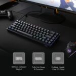Redragon K631 Pro Castor 65% Wireless RGB 68 Keys Hot-Swappable Compact Mechanical Keyboard - Image 3
