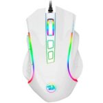 Redragon M607W Griffin 7200 DPI RGB Wired Gaming Mouse - White