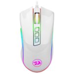 Redragon M711W Cobra Chroma 10000DPI Wired Gaming Mouse - White