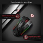 Redragon M808-KS STORM PRO RGB Wireless Gaming Mouse - Image 3