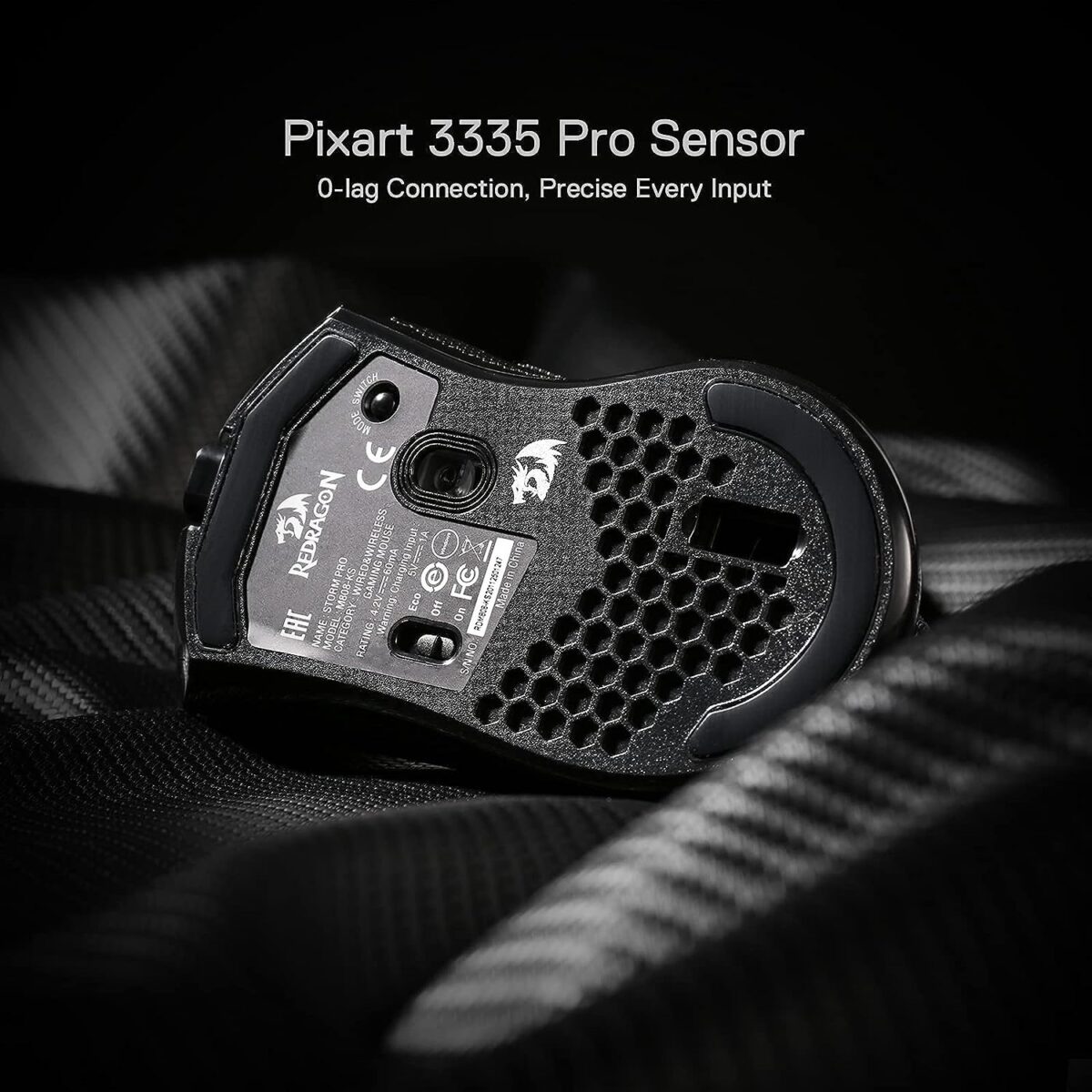 Redragon M808-KS STORM PRO RGB Wireless Gaming Mouse - Image 4