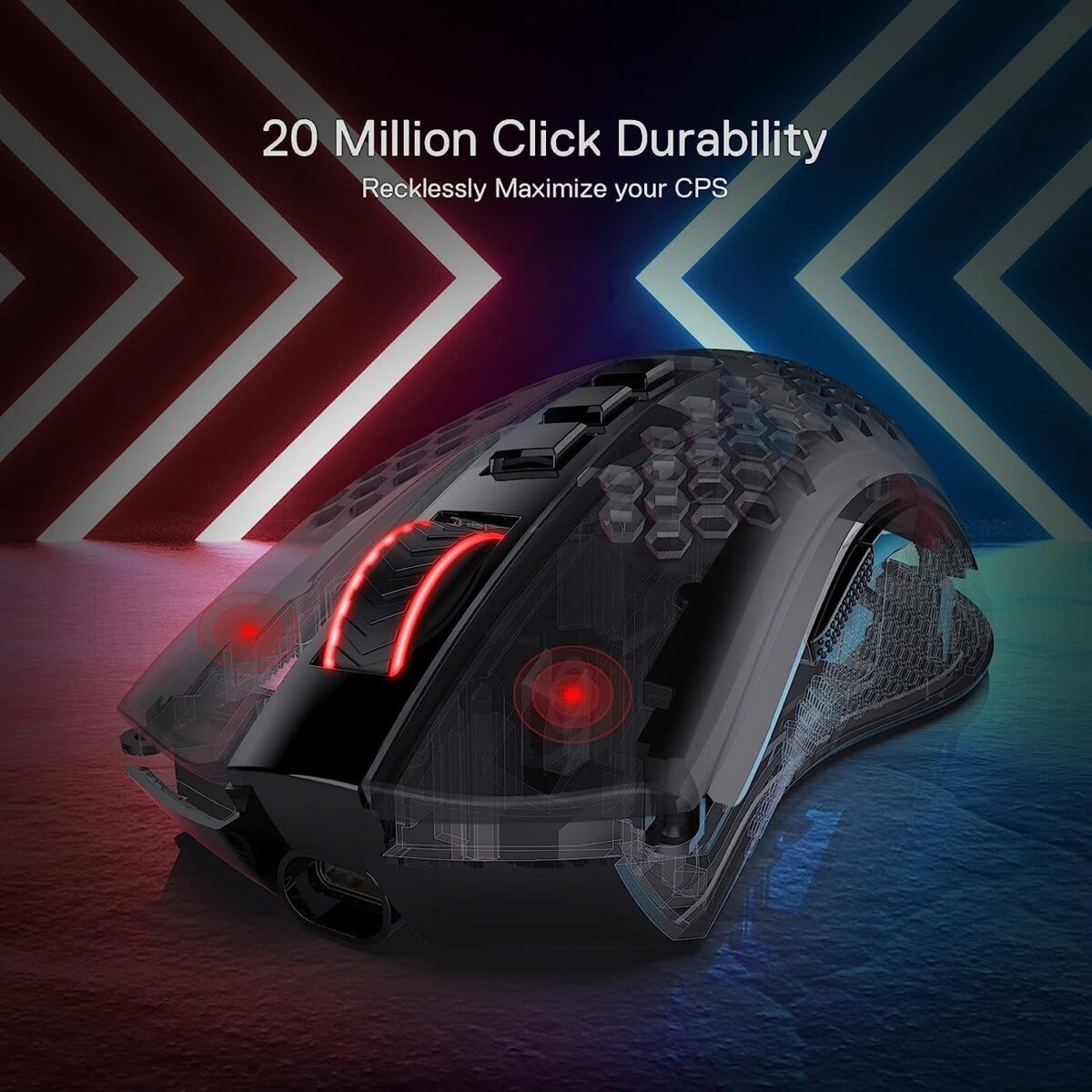 Redragon M808-KS STORM PRO RGB Wireless Gaming Mouse - Image 5