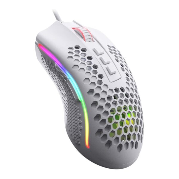 Redragon STORM LUNAR M808-W 12400DPI RGB Gaming Mouse-White