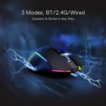 Redragon TRIDENT M693 Wireless Bluetooth RGB Gaming Mouse - Image 4