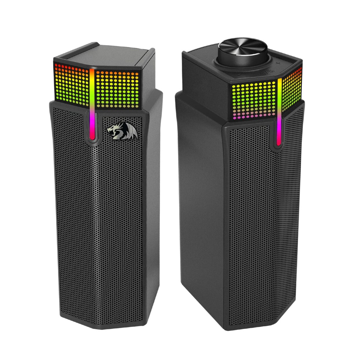 Redragon YORICK GS511 Wireless RGB Desktop Speakers, 2.0 PC Gaming Soundbar w/BT 5.3/USB Mode - Image 3