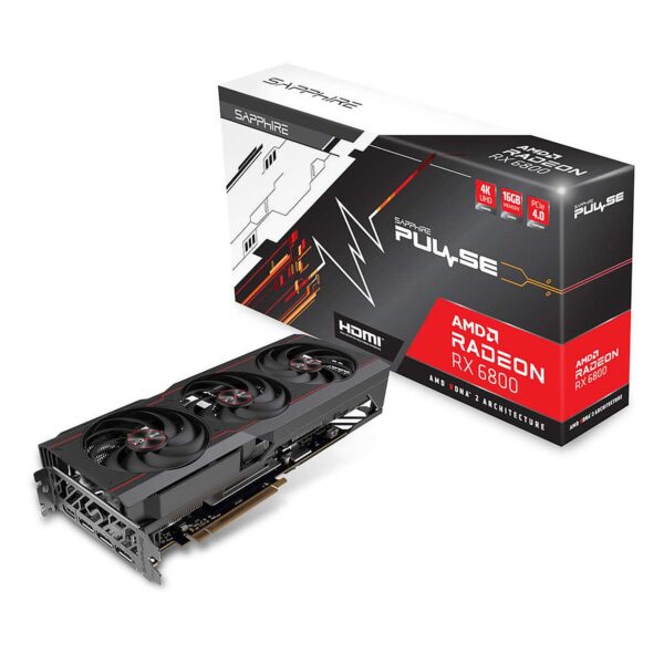 SAPPHIRE PULSE AMD Radeon RX 6800 16GB GDDR6 Graphic Card - Official SAPPHIRE Refurbished