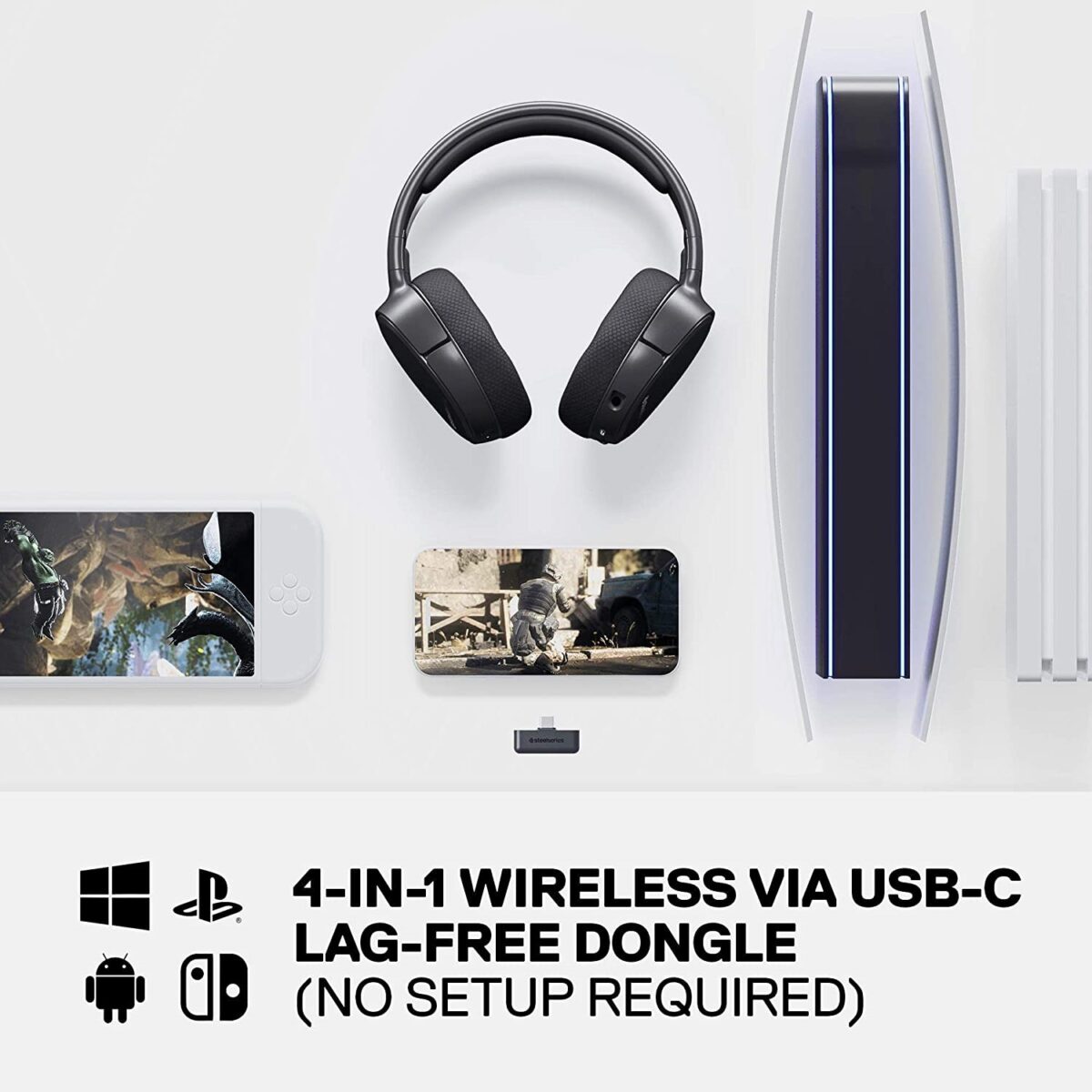 SteelSeries Arctis 1 Wireless 4-in-1 Wireless Gaming Headset - Image 5