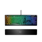 SteelSeries Apex 3 RGB Gaming Keyboard – 10-Zone RGB Illumination – IP32 Water Resistant – Premium Magnetic Wrist Rest (Whisper Quiet Gaming Switch) - Image 2