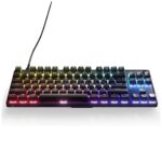 SteelSeries APEX 9 TKL Wired – HotSwap Optical Mini Keyboard – OptiPoint Adjustable Actuation Switch Gaming Keyboard