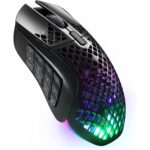 SteelSeries Aerox 9 Wireless Ultra Lightweight Honeycomb Water Resistant RGB Optical Gaming Mouse - Image 5