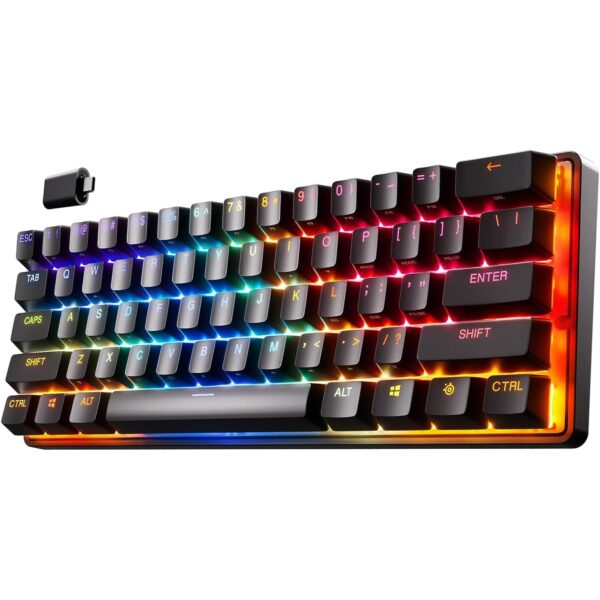 SteelSeries Apex Pro Mini Wireless 60% OmniPoint 2.0 Adjustable Switches Mechanical Gaming Keyboard