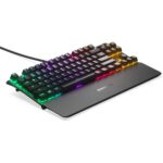 SteelSeries Apex Pro TKL Wireless 2023 Ed. - World's Fastest Mechanical Gaming Keyboard – Adjustable Actuation – Esports Tenkeyless – OLED Screen – PBT Keycaps – Bluetooth 5.0 – 2.4GHz – USB-C - Image 3