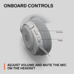 SteelSeries Arctis Nova 1 Gaming Headset-White - Image 6