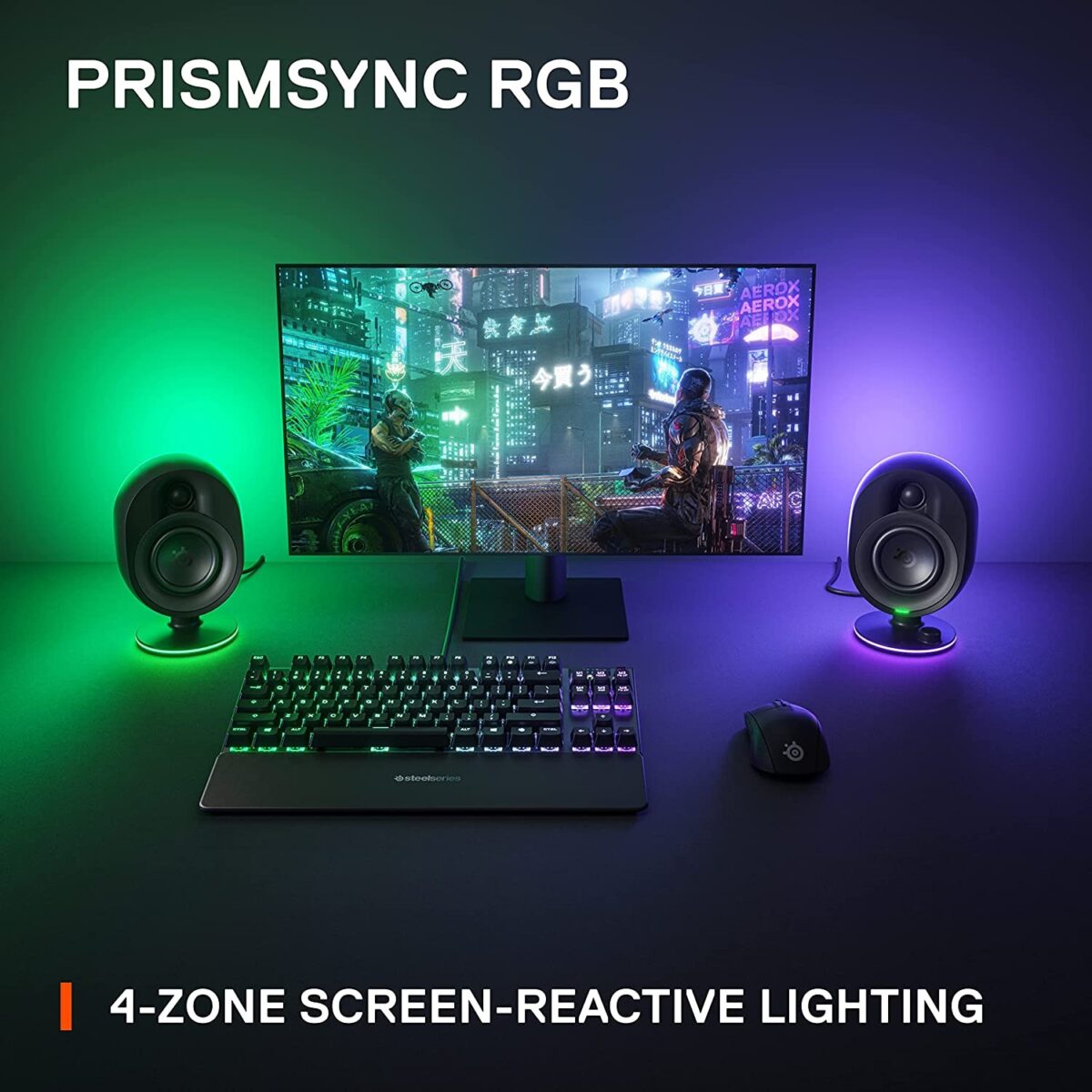SteelSeries Arena 7 2.1 Bluetooth Gaming Speakers with RGB Lighting - Image 7