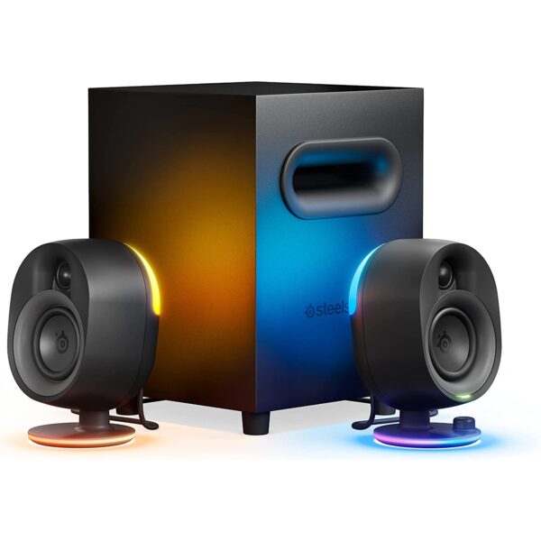 SteelSeries Arena 7 2.1 Bluetooth Gaming Speakers with RGB Lighting