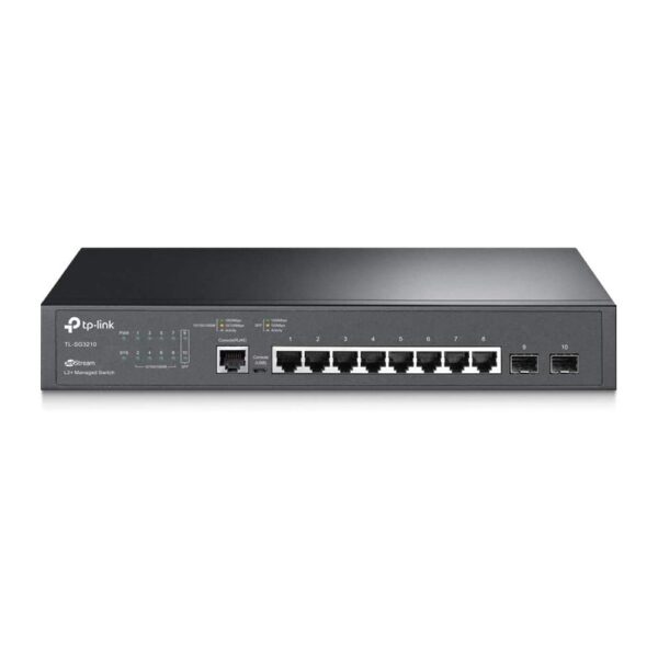 TP-Link TL-SG3210 JetStream 8-Port Gigabit L2+ Managed Switch with 2 SFP Slots Router