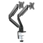 Twisted Minds Premium Dual Gas Spring Pole Mounted Monitor Arm