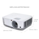 ViewSonic PA503S 3800 Lumens SVGA Business Projector - Image 7