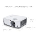 ViewSonic PG707W 4000-Lumen WXGA Business & Education DLP Projector - Image 2