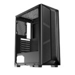 Xigmatek Trio Mid Tower Gaming Case with 4 FRGB Fans - Black - Image 4