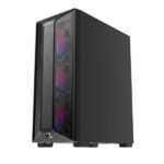 Xigmatek Trio Mid Tower Gaming Case with 4 FRGB Fans - Black - Image 3